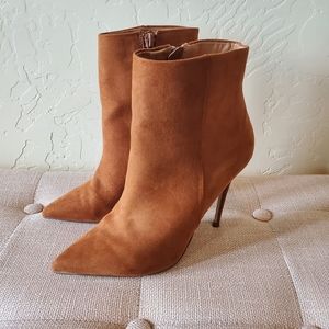 Steve Madden cognac bootie
